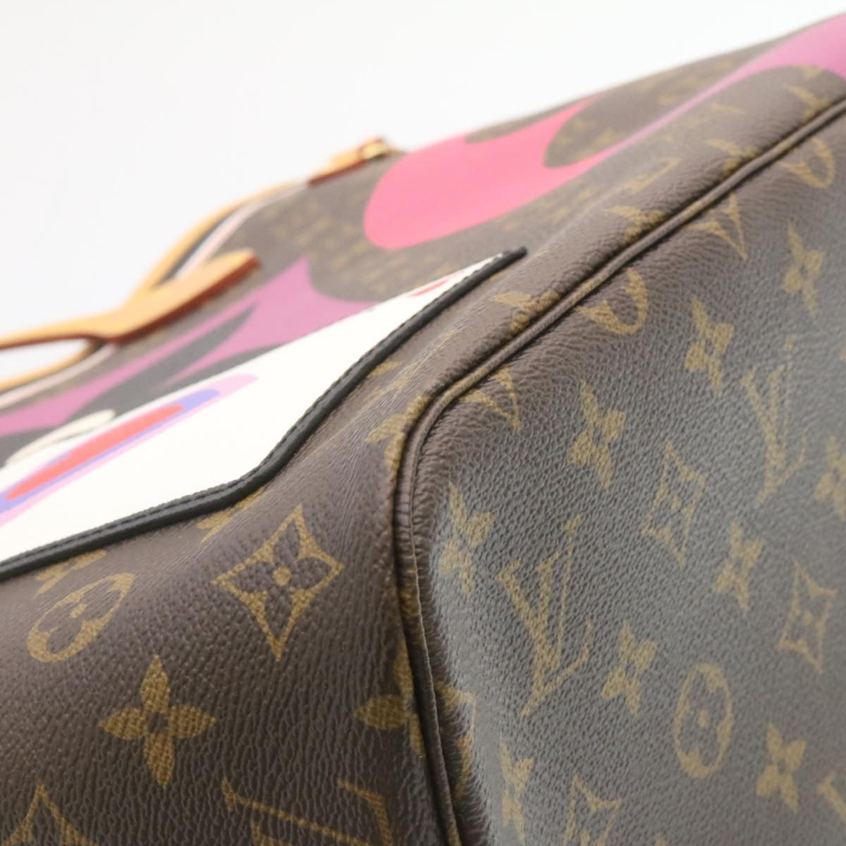 LOUIS VUITTON Monogram Game On Neverfull MM Tote Bag M57452 LV Auth knn013