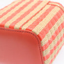 CHANEL Vanity Chain Shoulder Pouch Hemp Pink CC Auth knn023-30