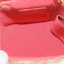 CHANEL Vanity Chain Shoulder Pouch Hemp Pink CC Auth knn023-35