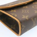 LOUIS VUITTON Monogram Pochette Florentine Waist Pouch M51855 LV Auth knn038-8