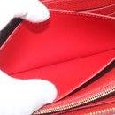 LOUIS VUITTON Monogram Empreinte Zippy Wallet Red M60017 LV Auth knn040-19