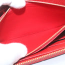 LOUIS VUITTON Monogram Empreinte Zippy Wallet Red M60017 LV Auth knn040-10