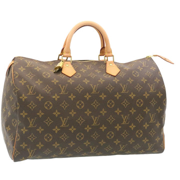 LOUIS VUITTON Monogram Speedy 40 Hand Bag M41522 LV Auth knn054