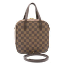 LOUIS VUITTON Damier Ebene Spontini Hand Bag SP Order N48021 LV Auth knn072-1