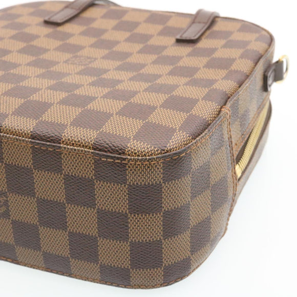 LOUIS VUITTON Damier Ebene Spontini Hand Bag SP Order N48021 LV Auth knn072