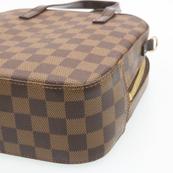 LOUIS VUITTON Damier Ebene Spontini Hand Bag SP Order N48021 LV Auth knn072
