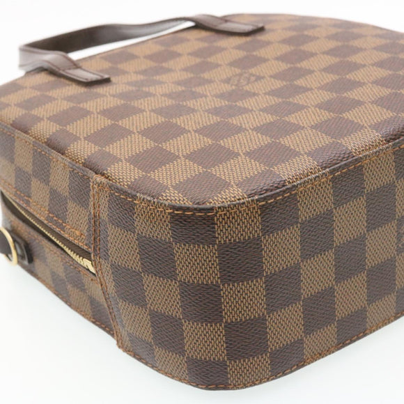 LOUIS VUITTON Damier Ebene Spontini Hand Bag SP Order N48021 LV Auth knn072