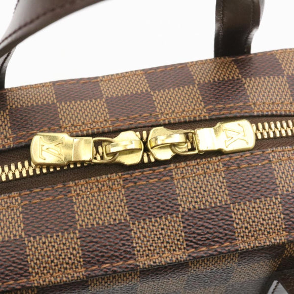 LOUIS VUITTON Damier Ebene Spontini Hand Bag SP Order N48021 LV Auth knn072