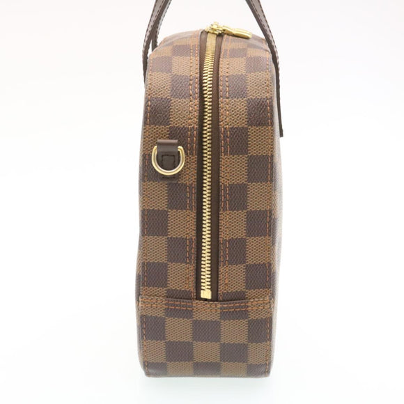 LOUIS VUITTON Damier Ebene Spontini Hand Bag SP Order N48021 LV Auth knn072