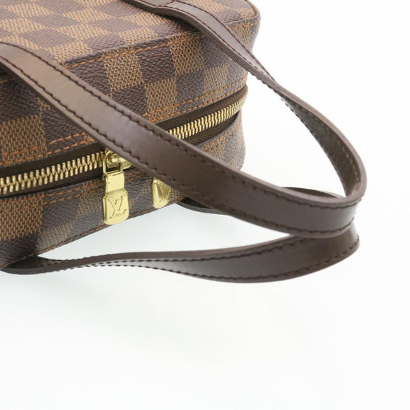 LOUIS VUITTON Damier Ebene Spontini Hand Bag SP Order N48021 LV Auth knn072