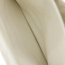 CHANEL Matelasse Double Flap Chain Shoulder Bag Caviar Skin White CC Auth knn085-24