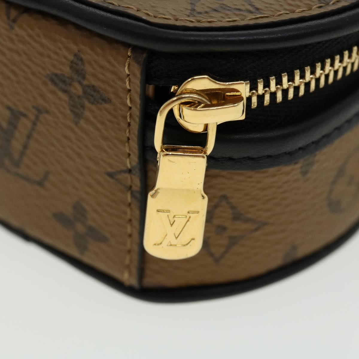 LOUIS VUITTON Monogram Reverse Boite Chapeau Shoulder Bag Brown M68577 LV knn091