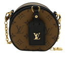 LOUIS VUITTON Monogram Reverse Boite Chapeau Shoulder Bag Brown M68577 LV knn091-13