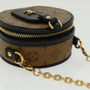 LOUIS VUITTON Monogram Reverse Boite Chapeau Shoulder Bag Brown M68577 LV knn091-6