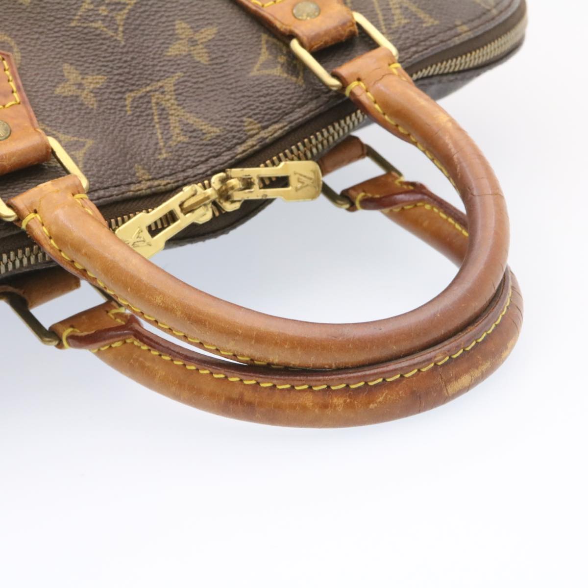 LOUIS VUITTON Monogram Alma Hand Bag M51130 LV Auth lc020