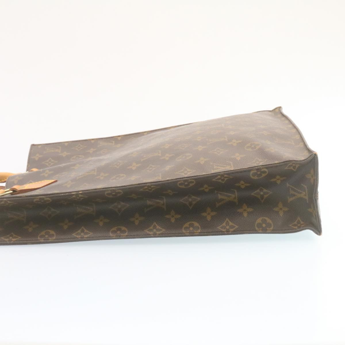 LOUIS VUITTON Monogram Sac Plat Hand Bag M51140 LV Auth lt256