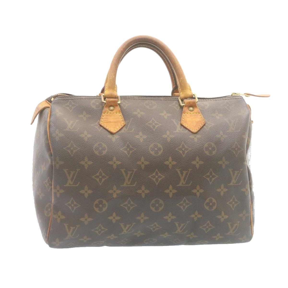 LOUIS VUITTON Monogram Speedy 30 Hand Bag M41526 LV Auth lt305