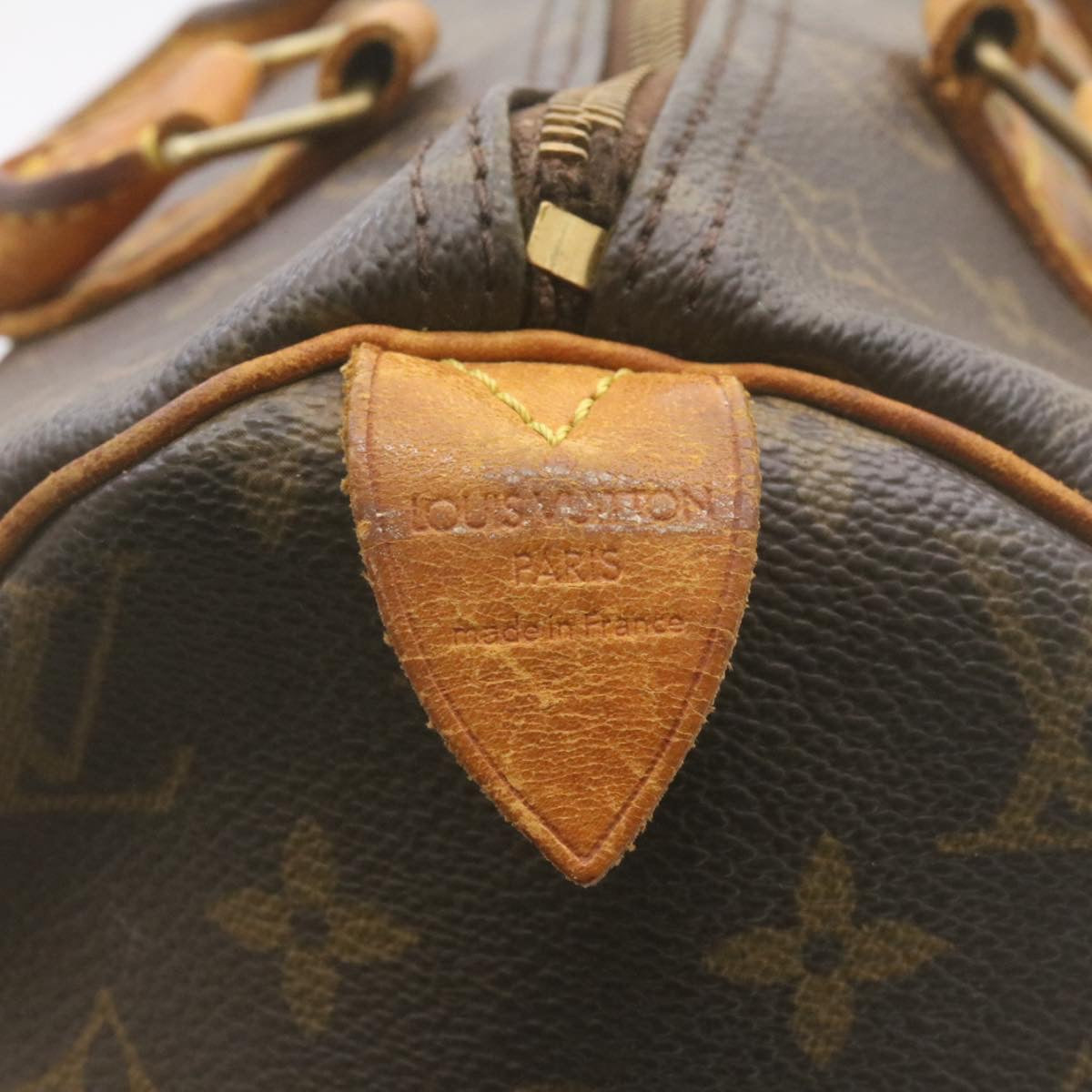 LOUIS VUITTON Monogram Speedy 30 Hand Bag M41526 LV Auth lt305