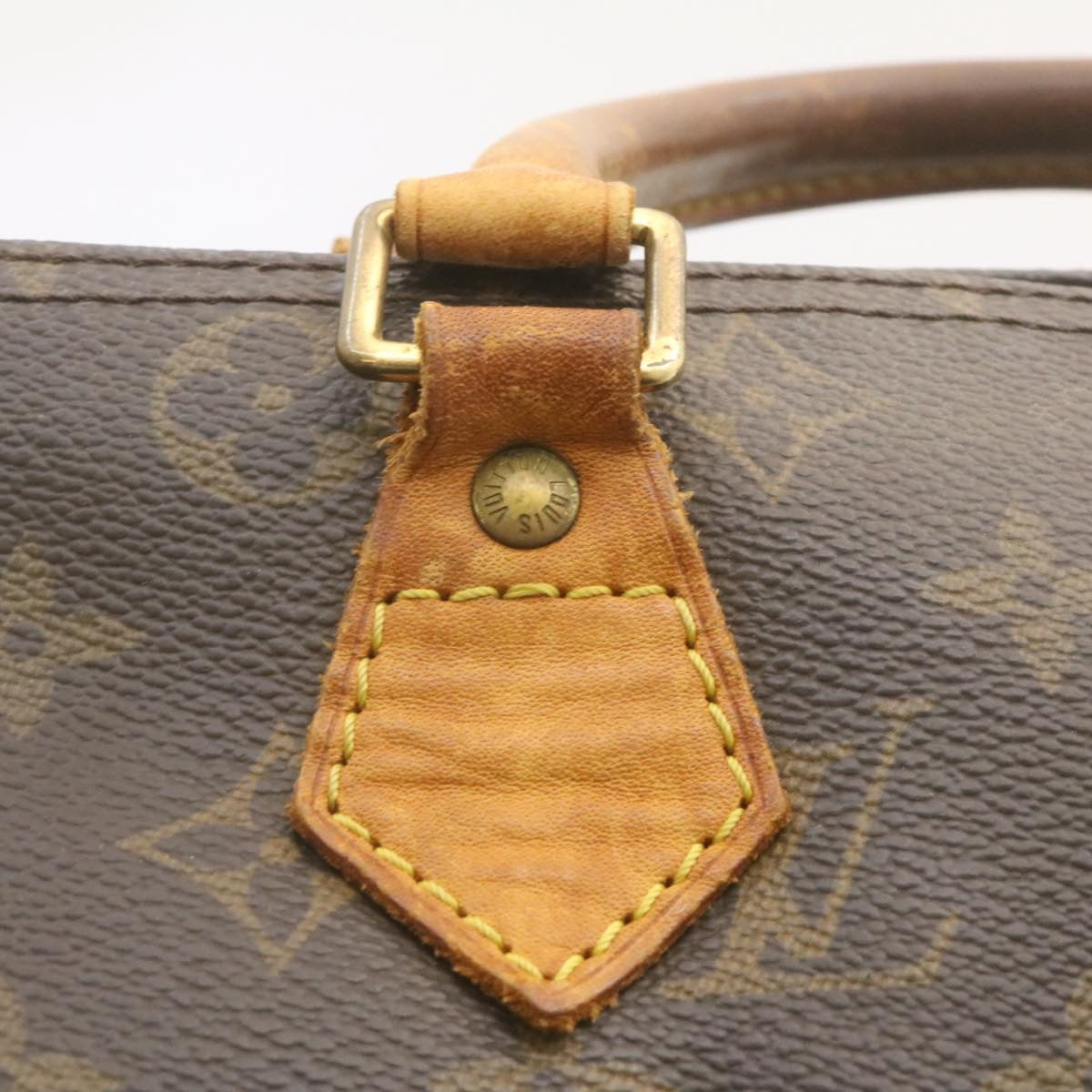 LOUIS VUITTON Monogram Speedy 30 Hand Bag M41526 LV Auth lt305