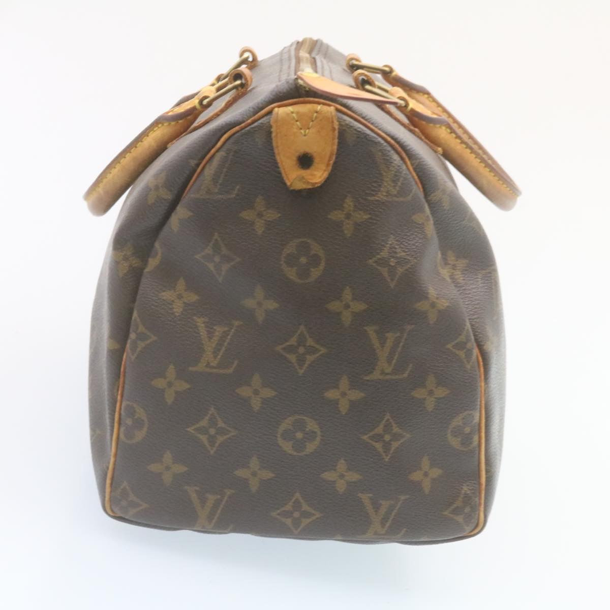 LOUIS VUITTON Monogram Speedy 30 Hand Bag M41526 LV Auth lt305