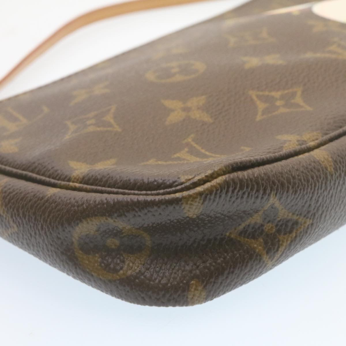 LOUIS VUITTON Monogram Panda Pochette Accessoires Pouch M51981 LV Auth lt317