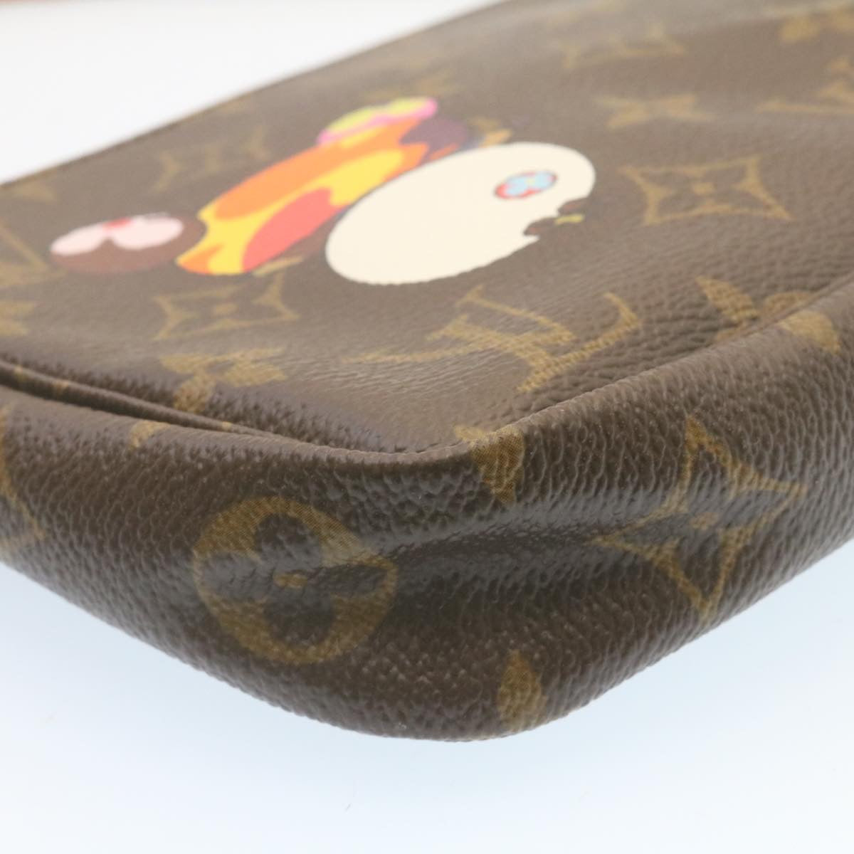 LOUIS VUITTON Monogram Panda Pochette Accessoires Pouch M51981 LV Auth lt317