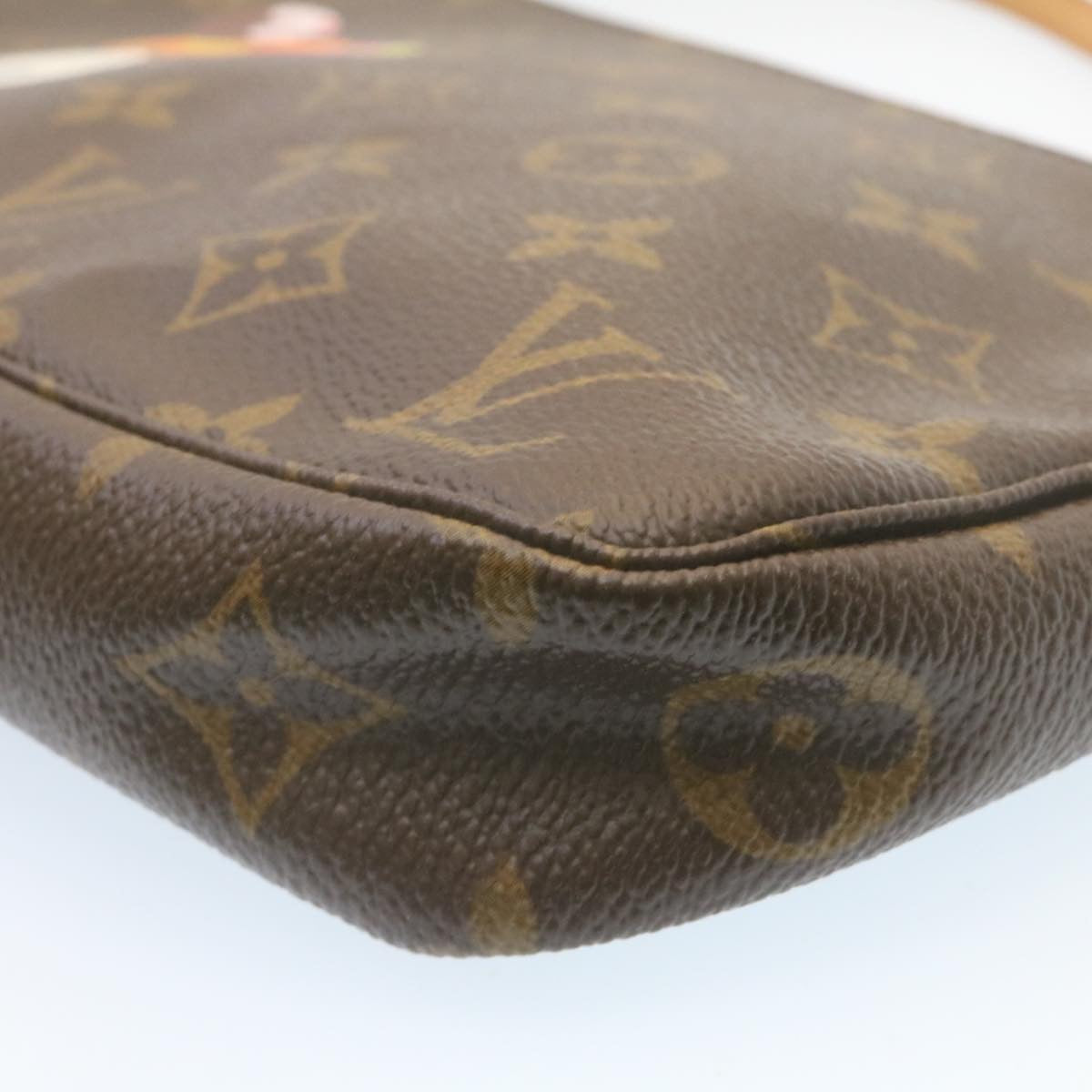 LOUIS VUITTON Monogram Panda Pochette Accessoires Pouch M51981 LV Auth lt317