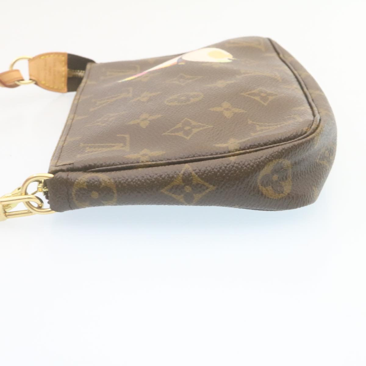 LOUIS VUITTON Monogram Panda Pochette Accessoires Pouch M51981 LV Auth lt317