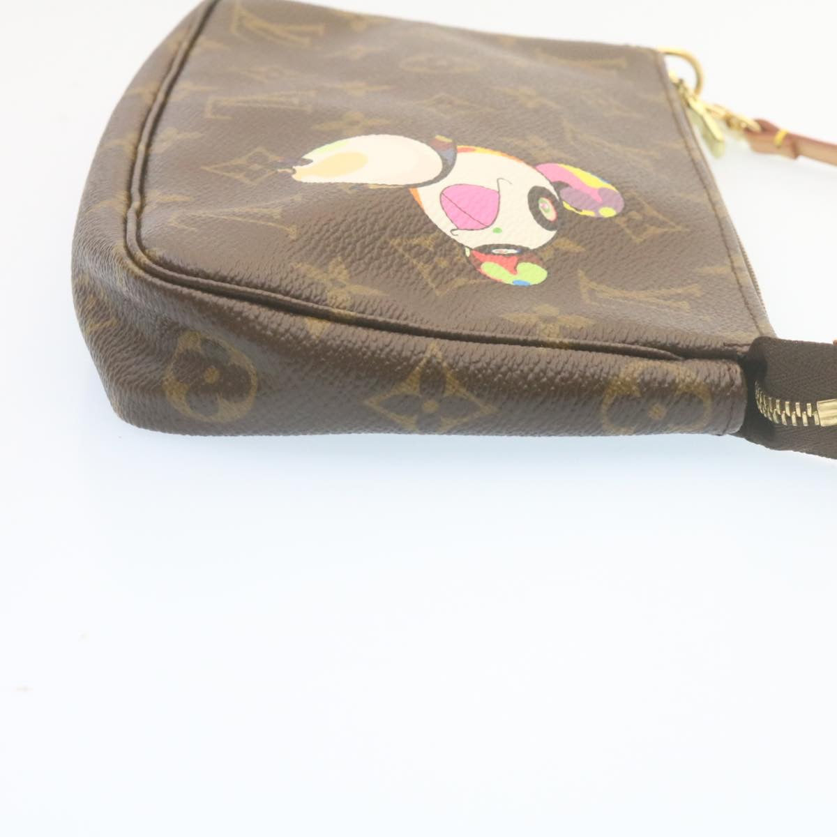 LOUIS VUITTON Monogram Panda Pochette Accessoires Pouch M51981 LV Auth lt317