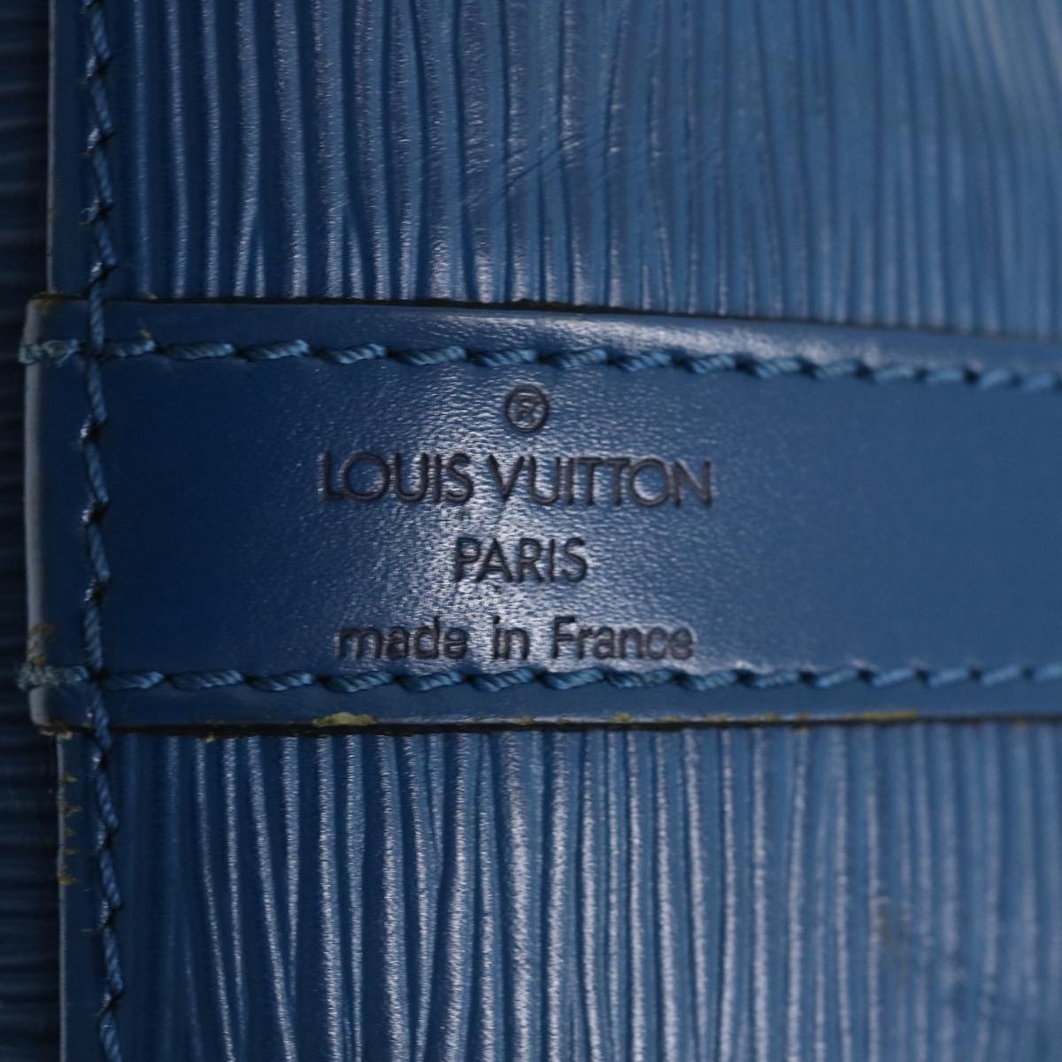 LOUIS VUITTON Epi Petit Noe Shoulder Bag Blue M44105 LV Auth lt490