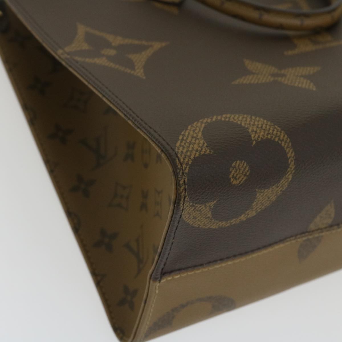 LOUIS VUITTON Monogram Reverse Giant On The Go MM Tote Bag M45321 LV Auth lt498A