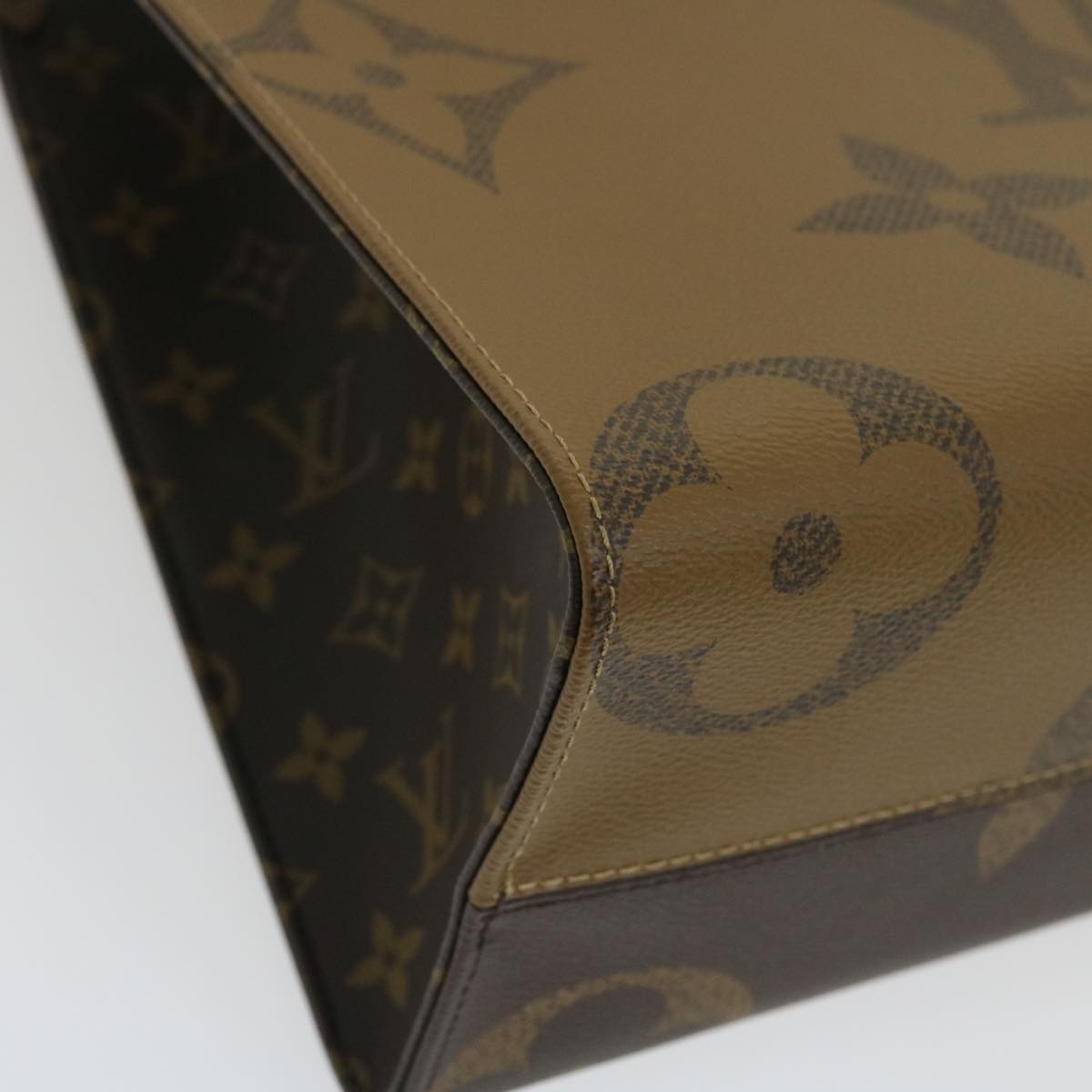 LOUIS VUITTON Monogram Reverse Giant On The Go MM Tote Bag M45321 LV Auth lt498A