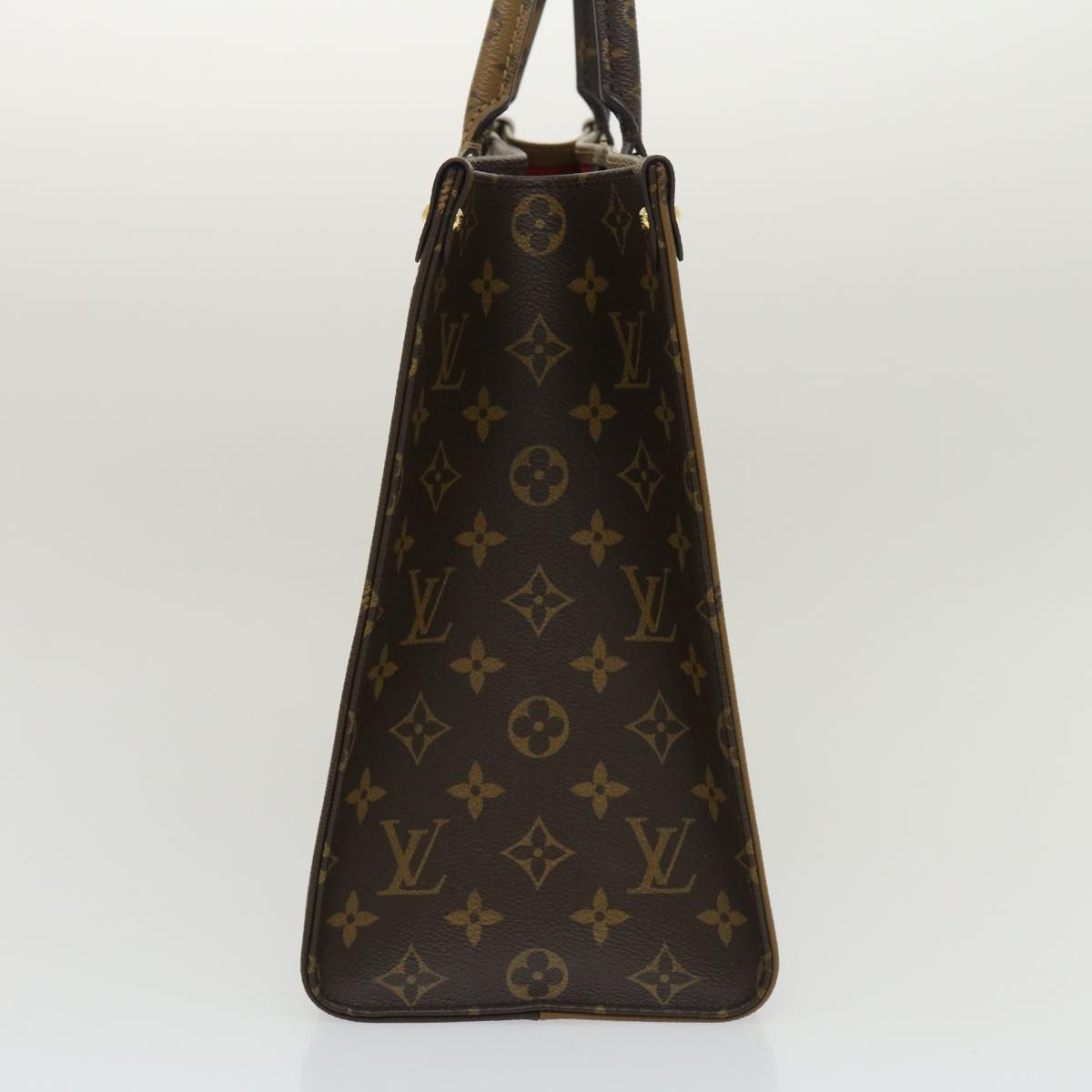 LOUIS VUITTON Monogram Reverse Giant On The Go MM Tote Bag M45321 LV Auth lt498A