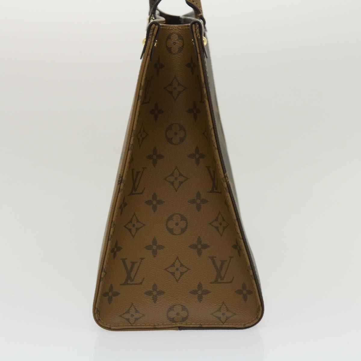 LOUIS VUITTON Monogram Reverse Giant On The Go MM Tote Bag M45321 LV Auth lt498A