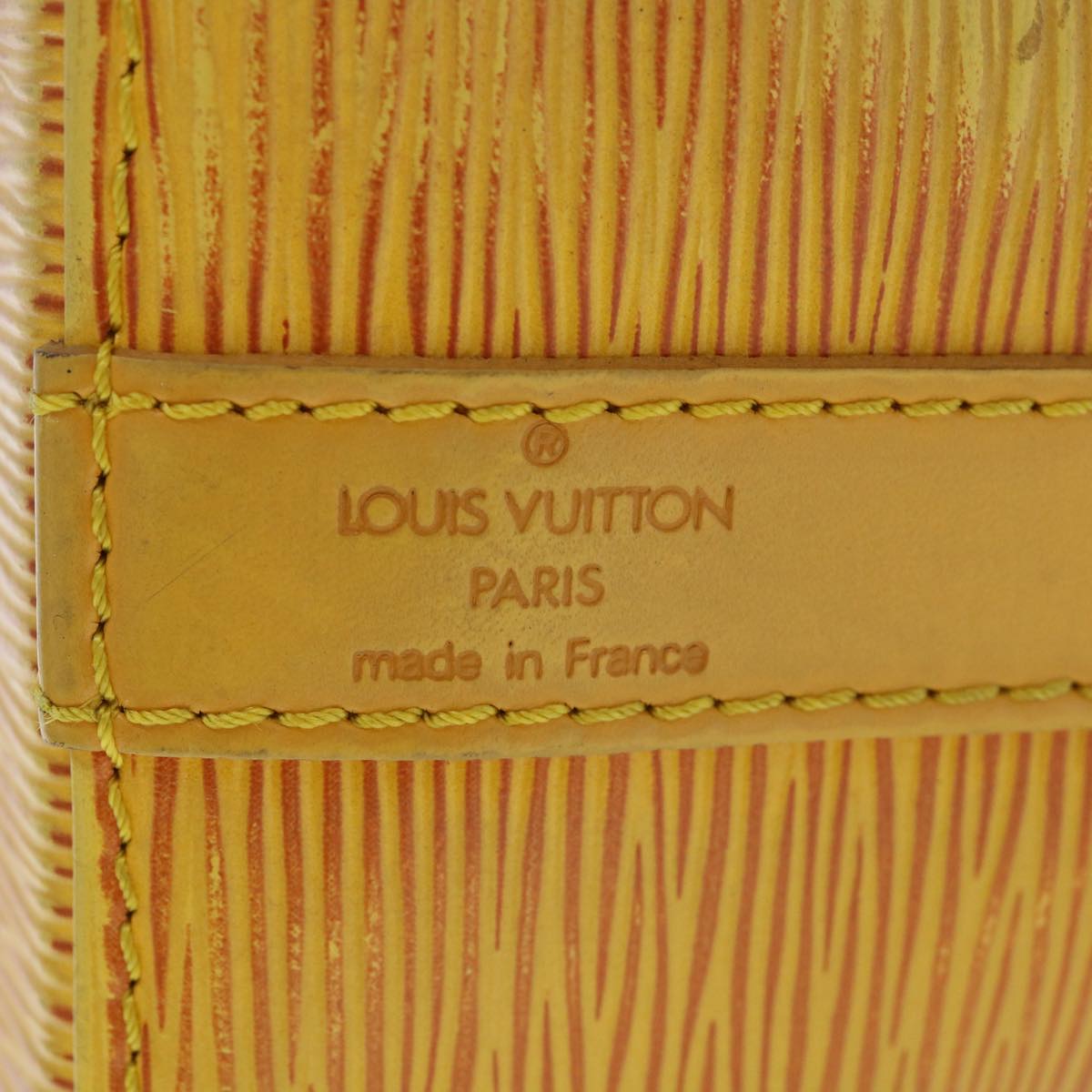 LOUIS VUITTON Epi Petit Noe Shoulder Bag Tassili Yellow M44109 LV Auth lt649
