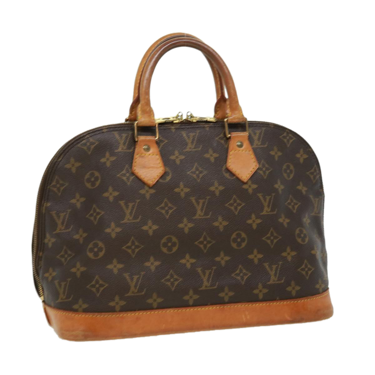 LOUIS VUITTON Monogram Alma Hand Bag M51130 LV Auth lt653