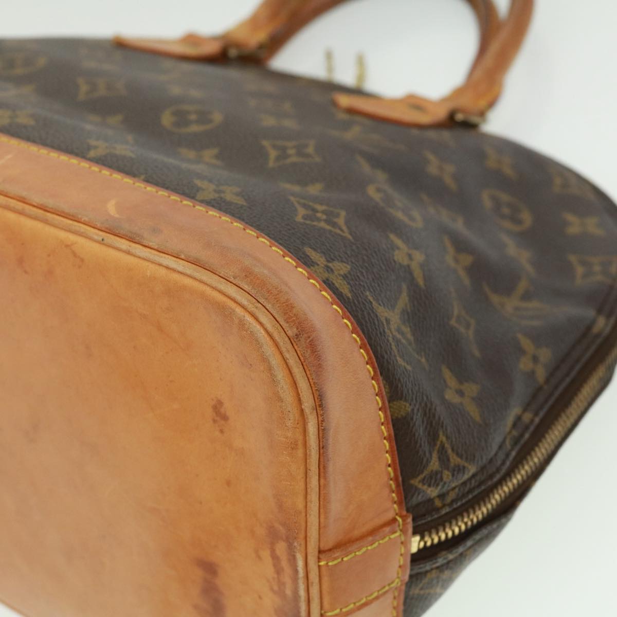 LOUIS VUITTON Monogram Alma Hand Bag M51130 LV Auth lt653