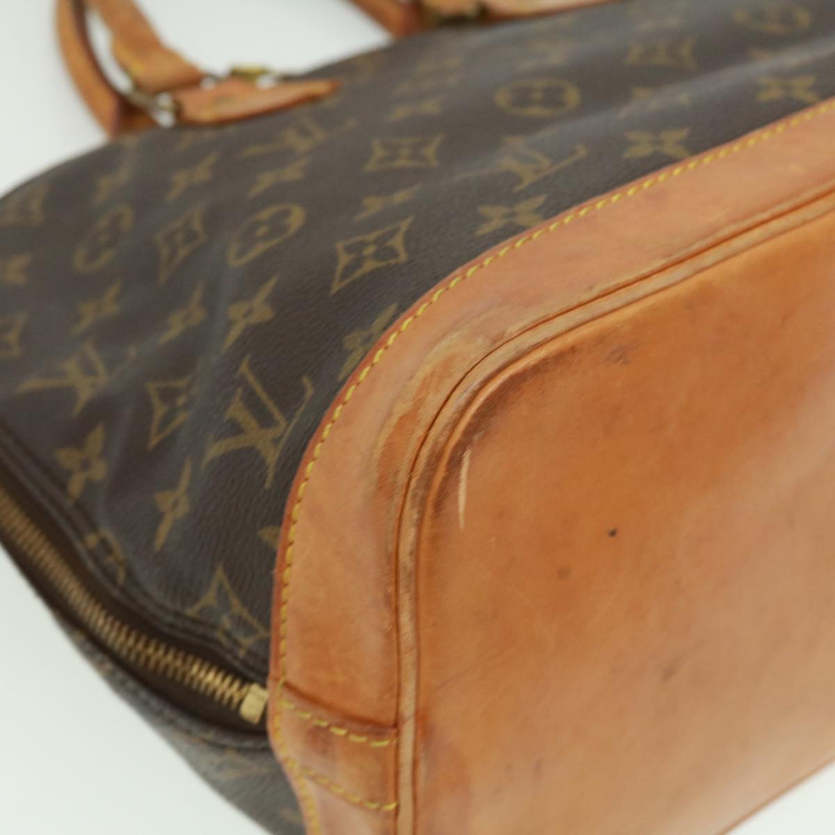 LOUIS VUITTON Monogram Alma Hand Bag M51130 LV Auth lt653