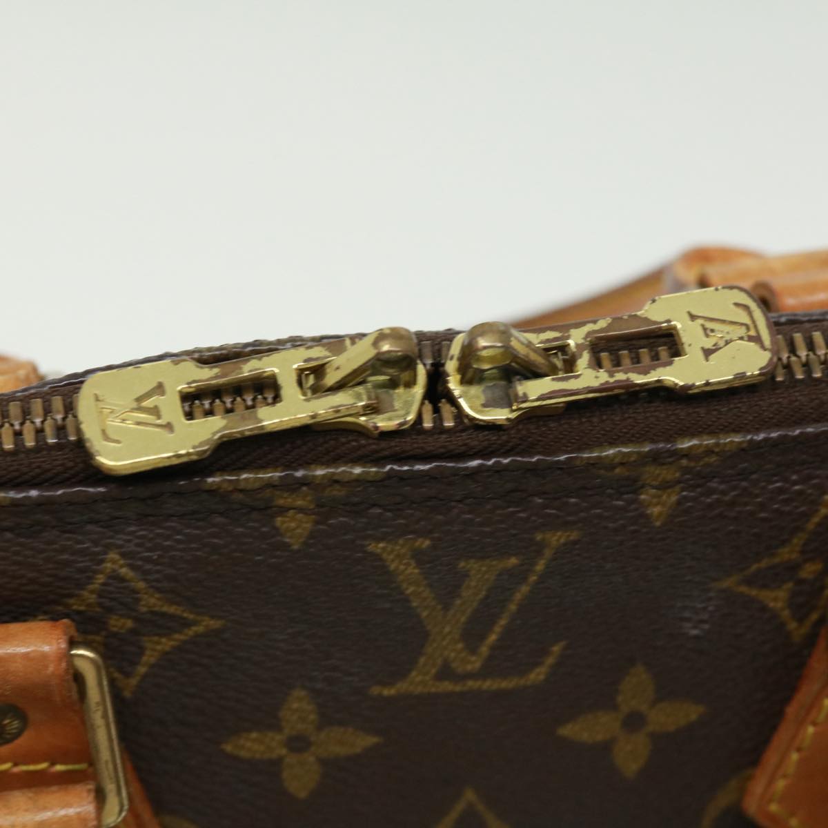 LOUIS VUITTON Monogram Alma Hand Bag M51130 LV Auth lt653