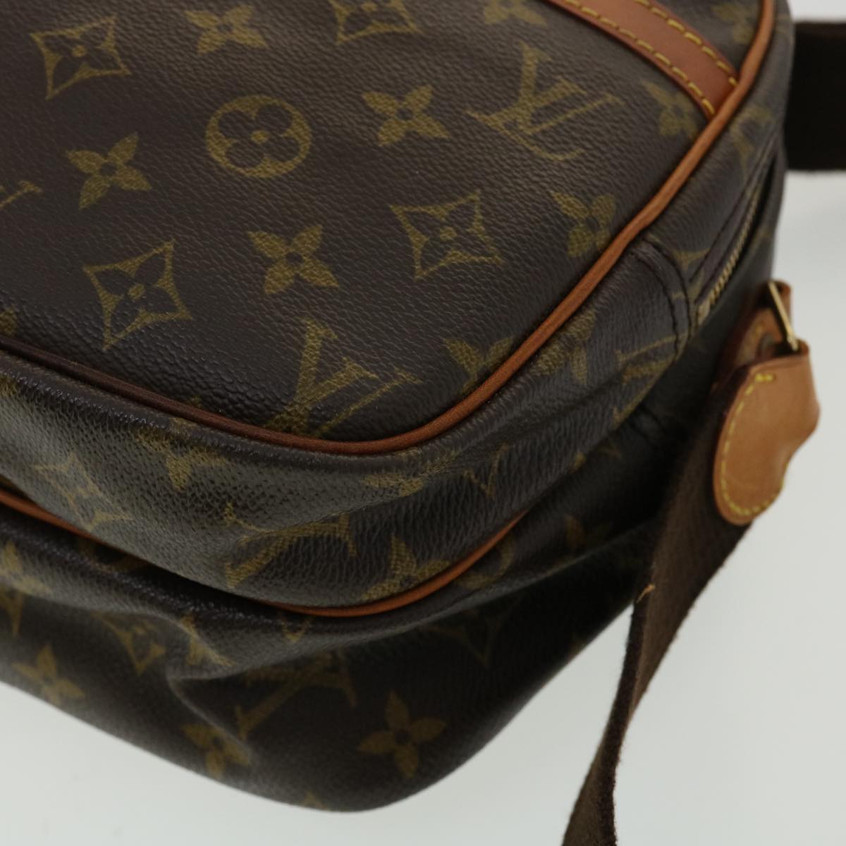 LOUIS VUITTON Monogram Reporter PM Shoulder Bag M45254 LV Auth lt657