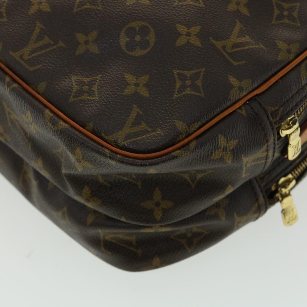 LOUIS VUITTON Monogram Reporter PM Shoulder Bag M45254 LV Auth lt657