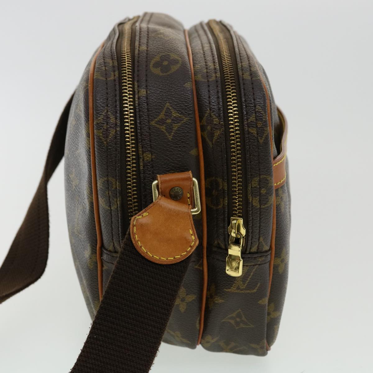 LOUIS VUITTON Monogram Reporter PM Shoulder Bag M45254 LV Auth lt657