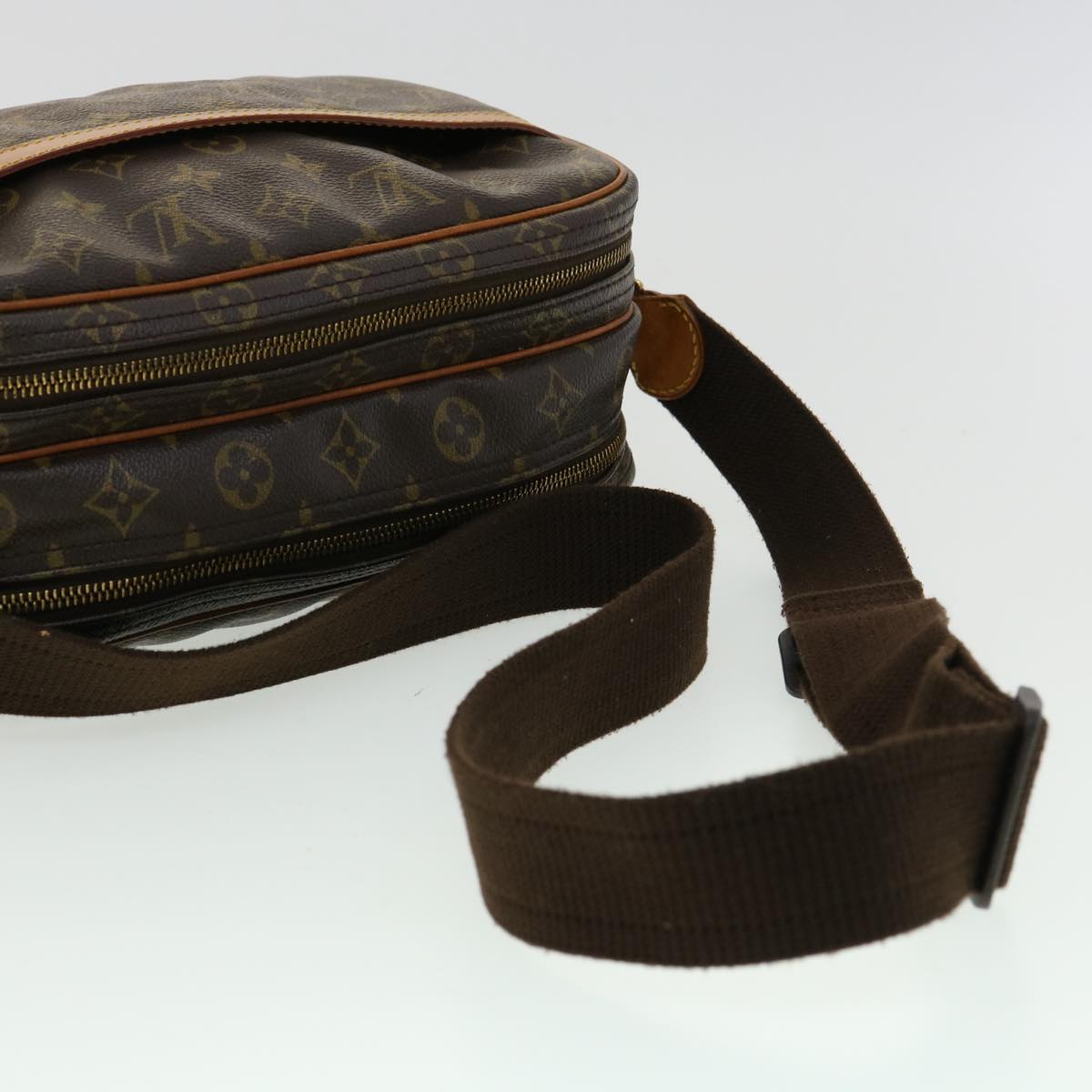 LOUIS VUITTON Monogram Reporter PM Shoulder Bag M45254 LV Auth lt657