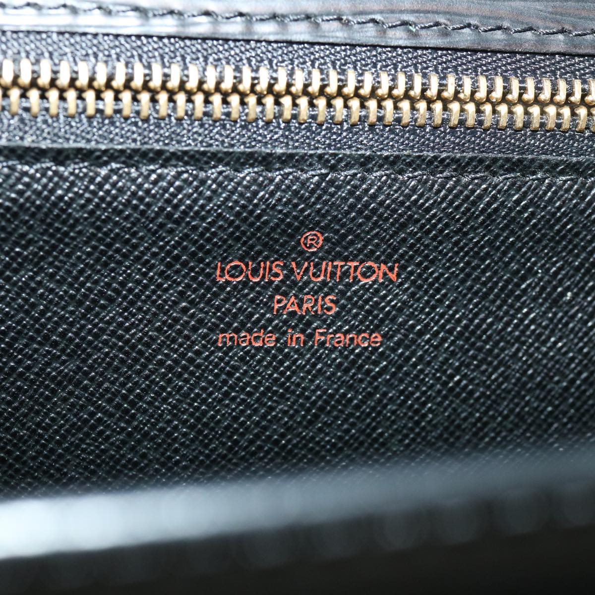 LOUIS VUITTON Epi Monceau Hand Bag Black M52122 LV Auth lt696