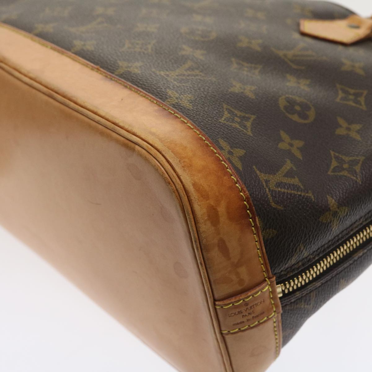 LOUIS VUITTON Monogram Alma Hand Bag M51130 LV Auth lt706