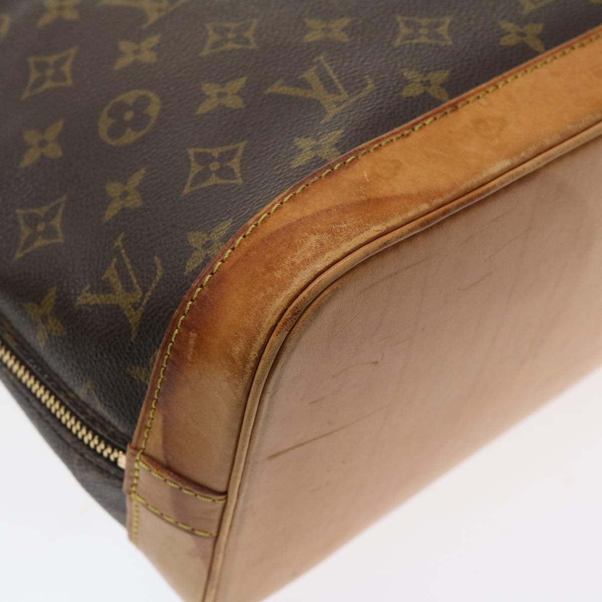 LOUIS VUITTON Monogram Alma Hand Bag M51130 LV Auth lt706