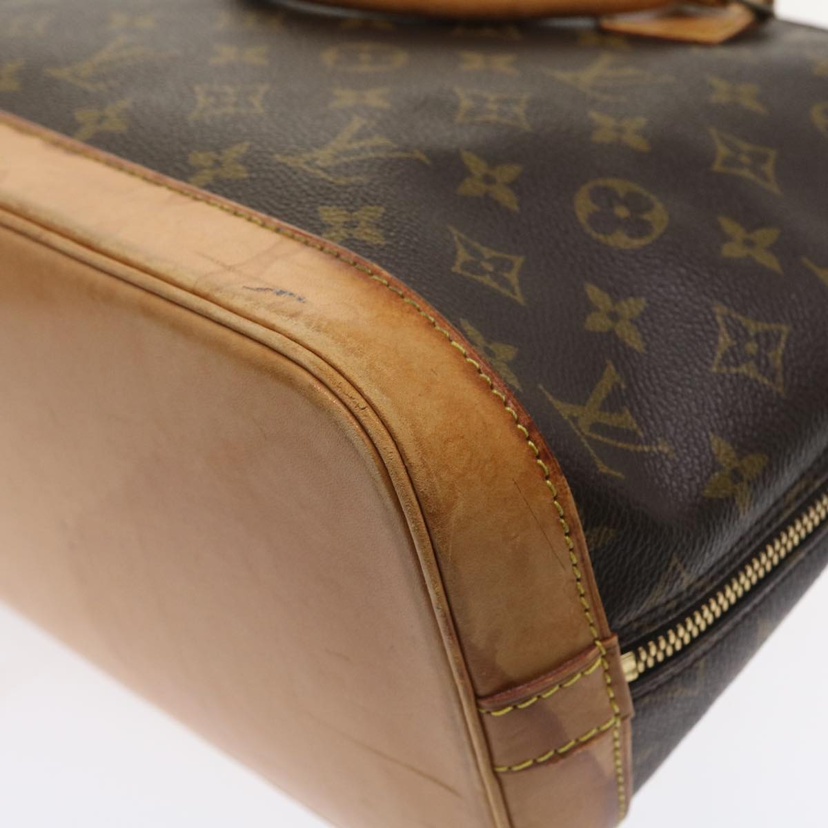 LOUIS VUITTON Monogram Alma Hand Bag M51130 LV Auth lt706