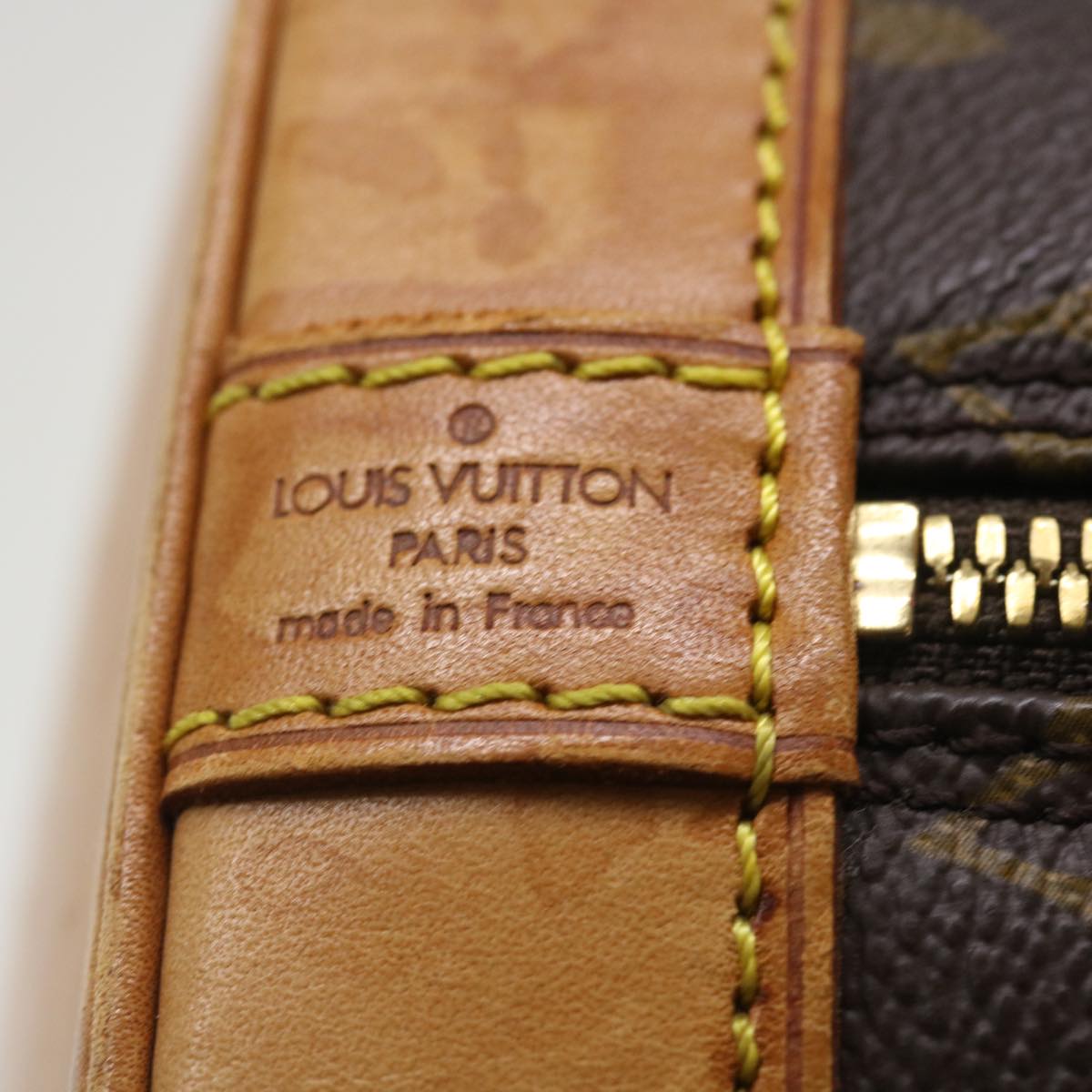 LOUIS VUITTON Monogram Alma Hand Bag M51130 LV Auth lt706