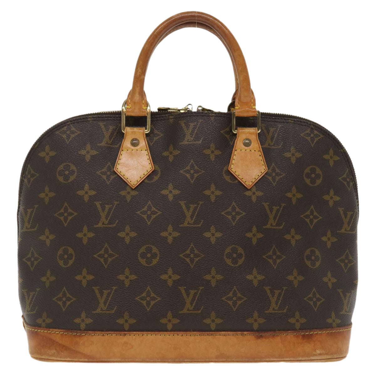 LOUIS VUITTON Monogram Alma Hand Bag M51130 LV Auth lt706