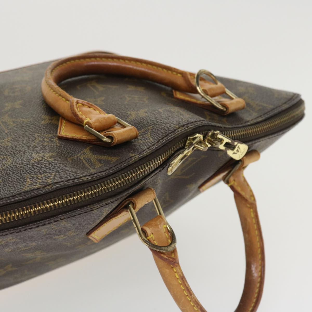 LOUIS VUITTON Monogram Alma Hand Bag M51130 LV Auth lt706